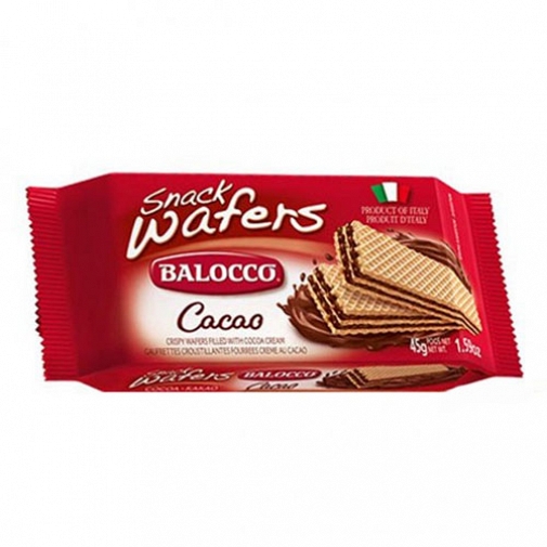 Balocco Wafers Cocoa 45Grams