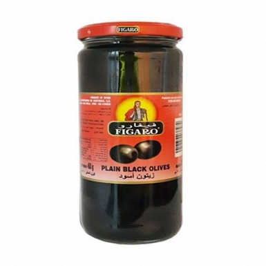 Plain Black Olives 575 Grams