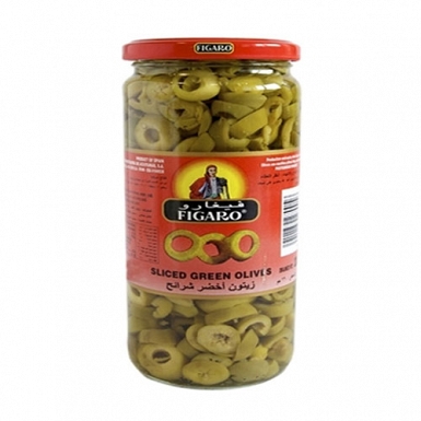 Sliced Green Olives 450 Grams