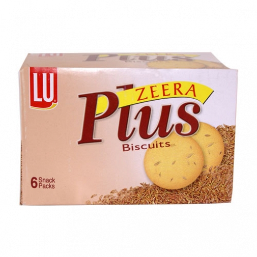 LU Zeera Plus Biscuits Half Roll Box