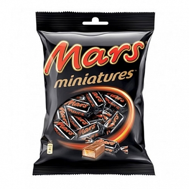 Mars Miniatures Chocolate Bag 150Grams