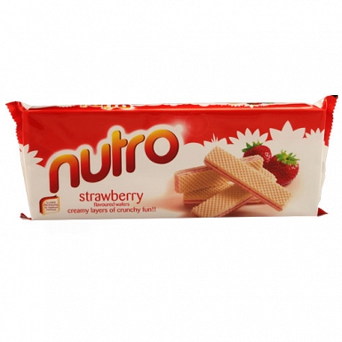 Nutro Strawberry Wafer 80Grams
