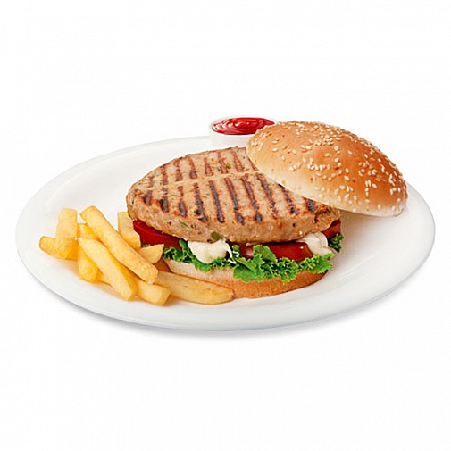 Raw Chicken Burger Patties(Ready to Cook) 1075 Grams