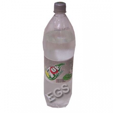 Six 7 UP Diet Bottle