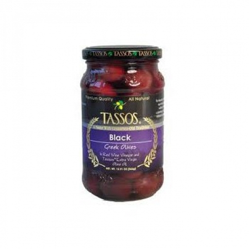 Tassos Black Greek Olives 450 Grams