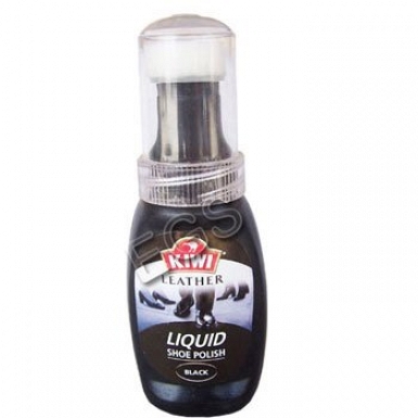 Kiwi Liquid Shoe Polish Black 75ml