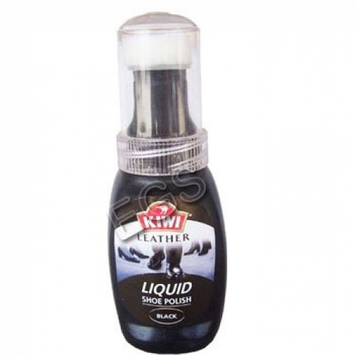 Kiwi Liquid Shoe Polish Black 75ml