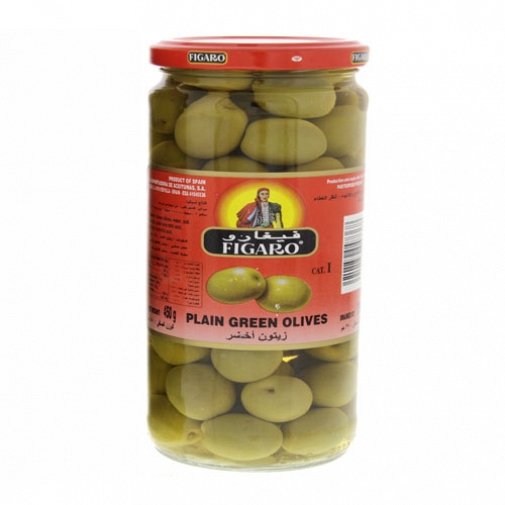 Plain Green Olives 450 Grams