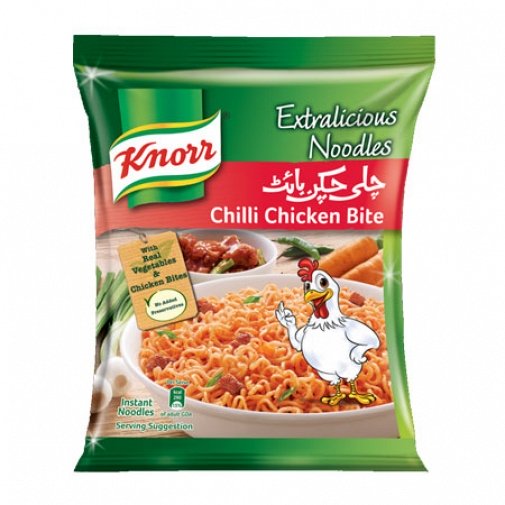 Knorr Noodles Chilli Chicken Bite 75 Grams