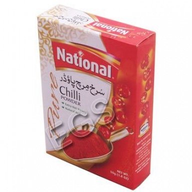 National Red Chilli Powder 100 Grams | Pakistan