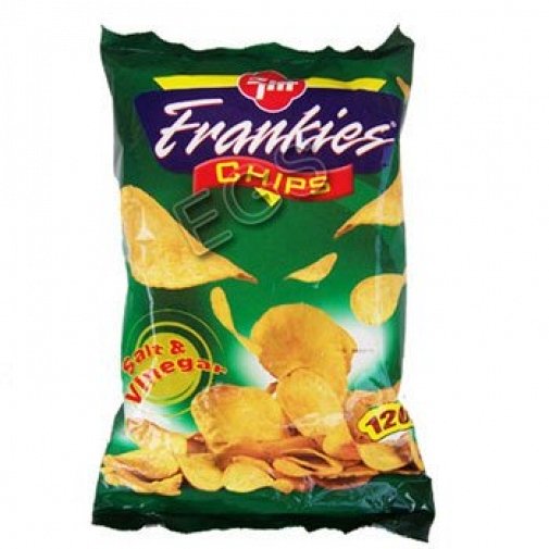 Frankies Salt & Vinegar Chips 120Grams
