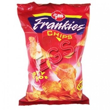Frankies Fiary Hot Chips 120Grams