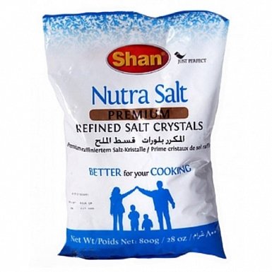 Shan Nutra Salt Premium Refined 800Grams
